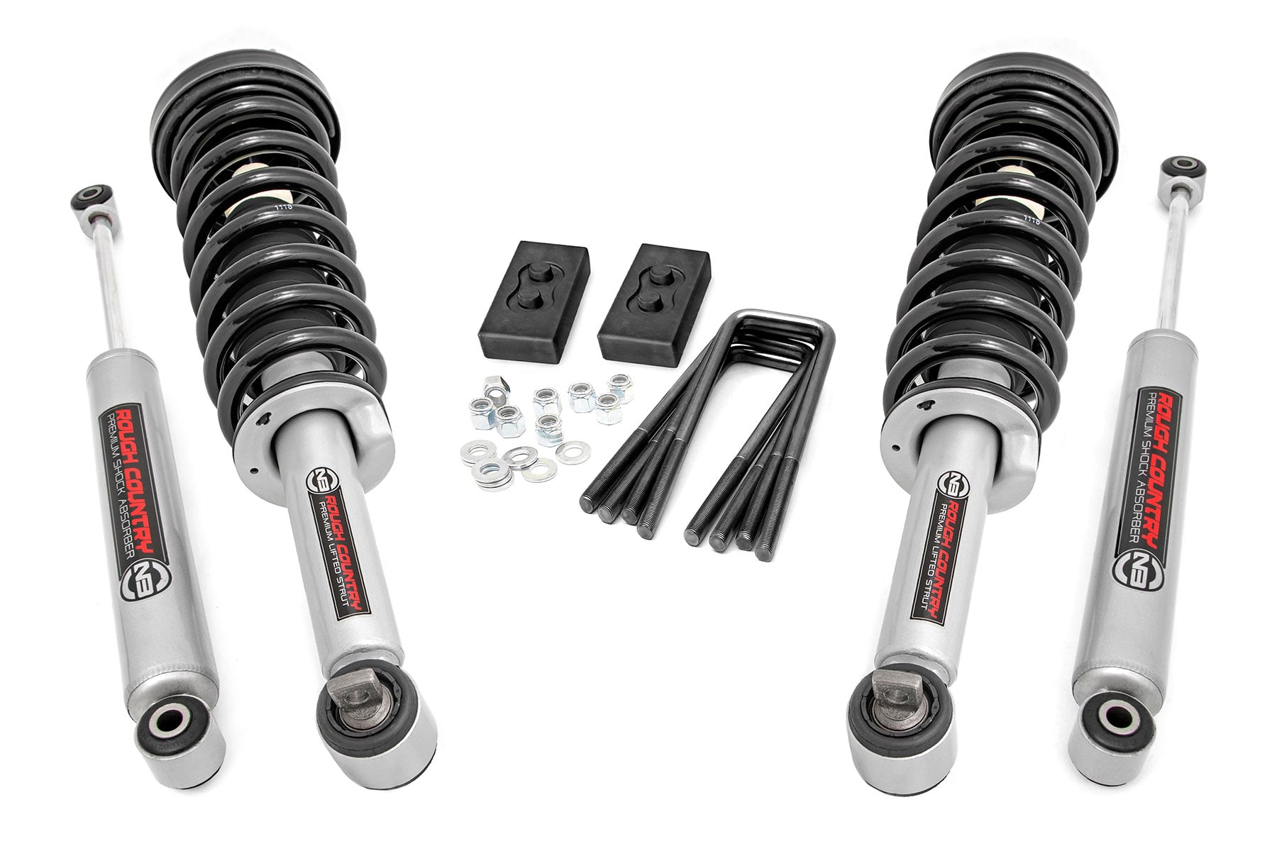 2 Inch Lift Kit N3 Struts/N3 Ford F-150 4WD (2021-2026) Rough Country