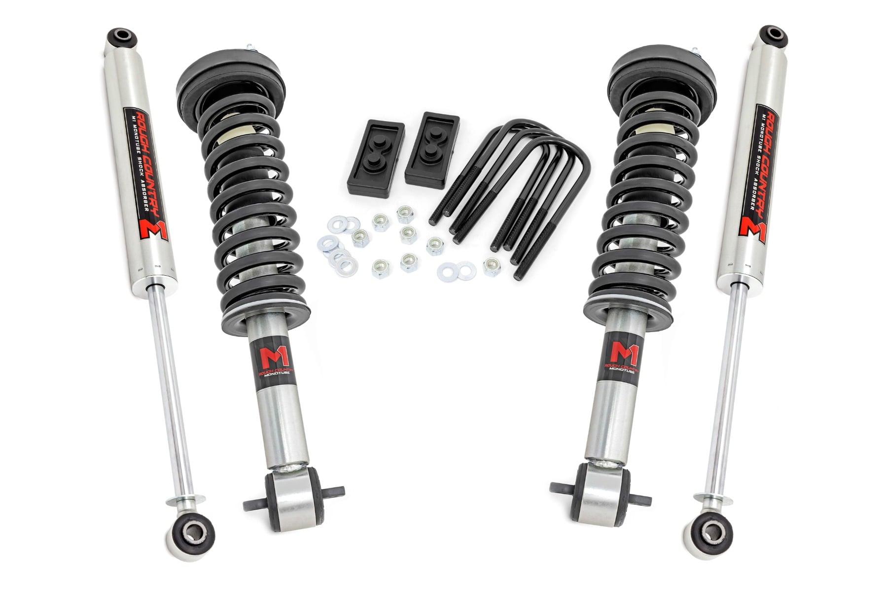 2 Inch Lift Kit M1 Struts/M1 Ford F-150 4WD (2021-2026) Rough Country