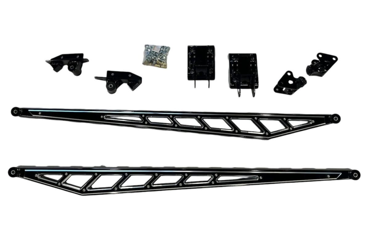 McGaughy's Premium S/S Traction Bar Kit 2023-2026 Ford F-250 4WD Crew Cab Short Bed
