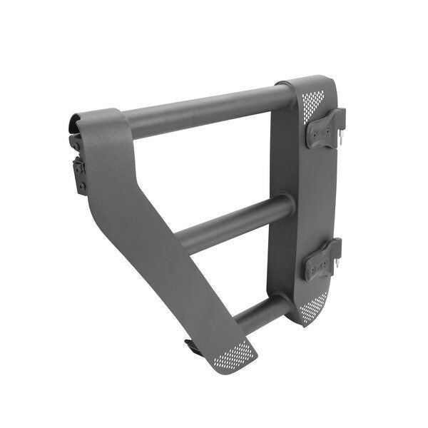 Trailline Tube Door Rear Textured Black 2018-2026 Jeep Wrangler JL 2020-2025 Jeep Gladiator Go Rhino