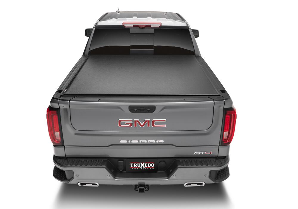 Lo Pro Tonneau Cover Black 2019 (New Body Style)-2026 Silverado/Sierra 1500/2020-2026 2500 HD/3500 HD 8 Foot Bed Truxedo