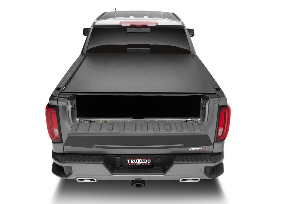 Lo Pro Tonneau Cover Black 2019 (New Body Style)-2026 Silverado/Sierra 1500/2020-2026 2500 HD/3500 HD 8 Foot Bed Truxedo