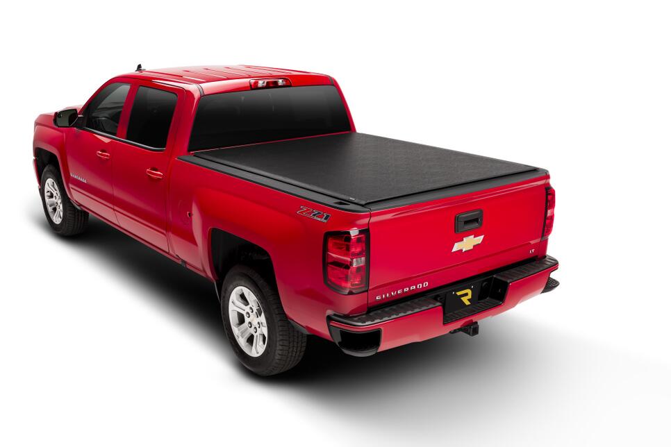 Lo Pro Tonneau Cover Black 2016-2018 (2019 Legacy/Limited) Silverado/Sierra 1500/2016-2019 2500 HD/3500 HD 8 Foot Bed with Sport Bar Truxedo