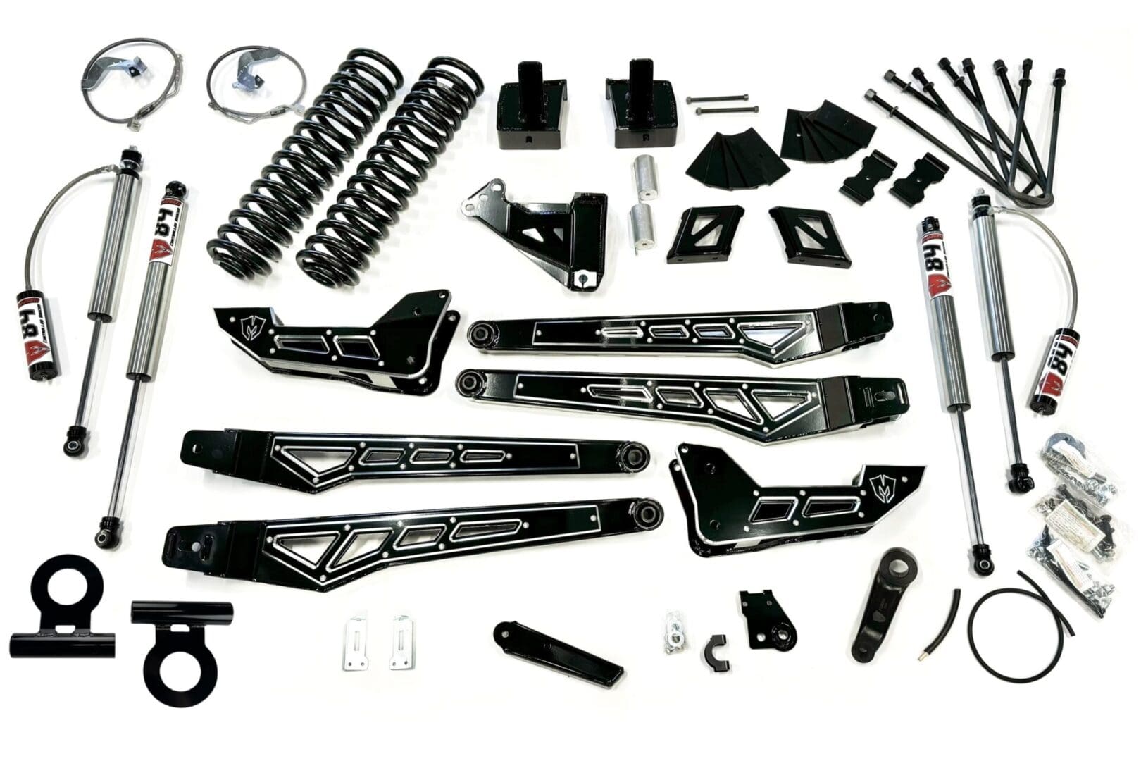 McGaughy's 8 Inch Premium S/S Black Lift Kit 2023-2024 Ford F350 4WD