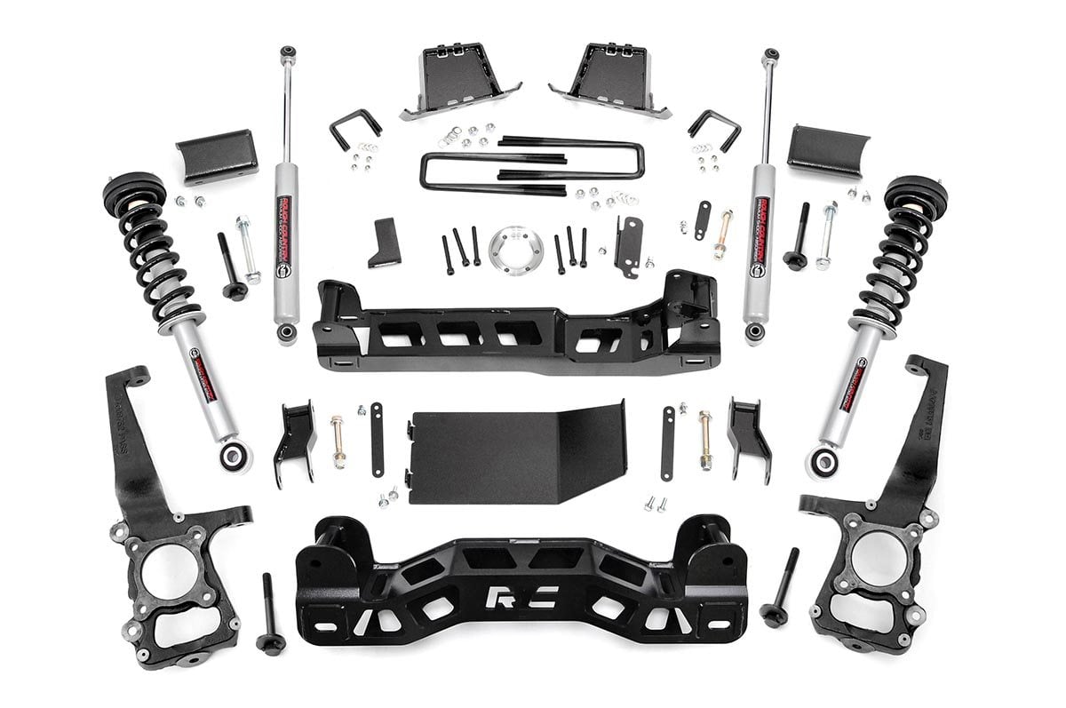 6 Inch Lift Kit N3 Struts Ford F-150 4WD (2011-2013) Rough Country