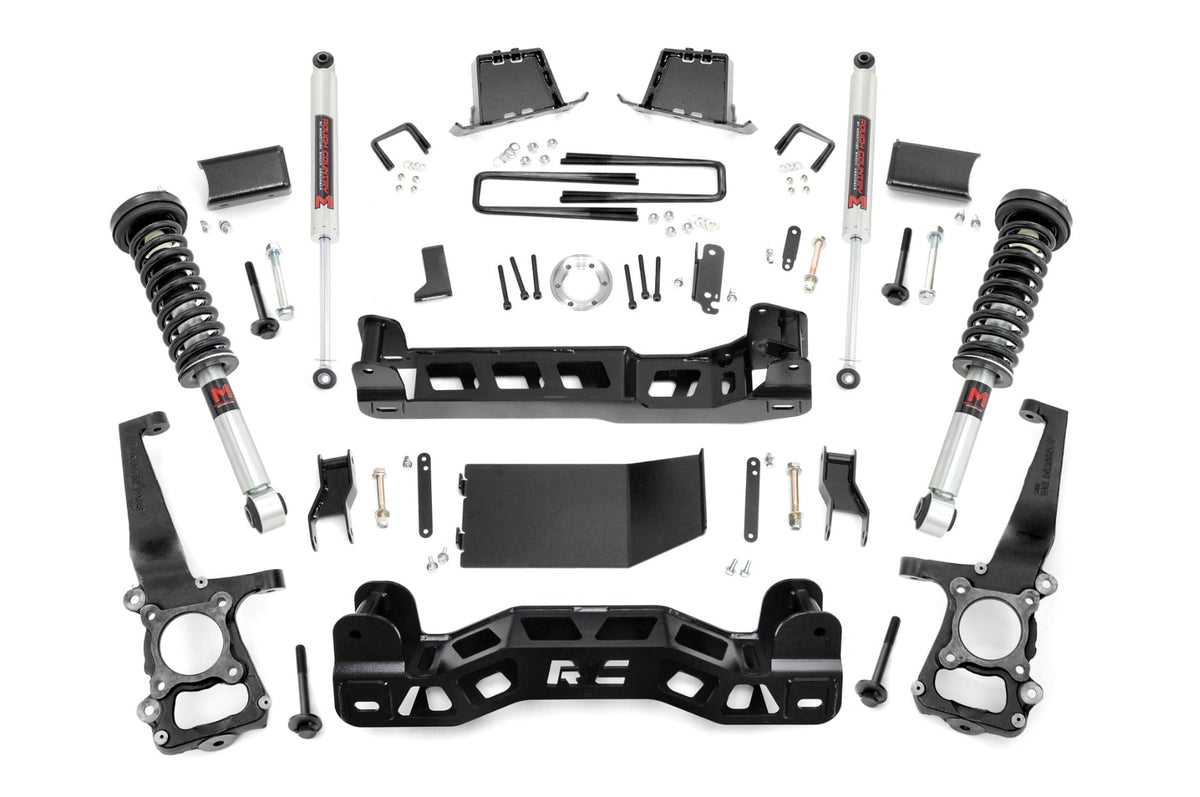 6 Inch Lift Kit M1 Struts/M1 Ford F-150 4WD (2011-2013) Rough Country
