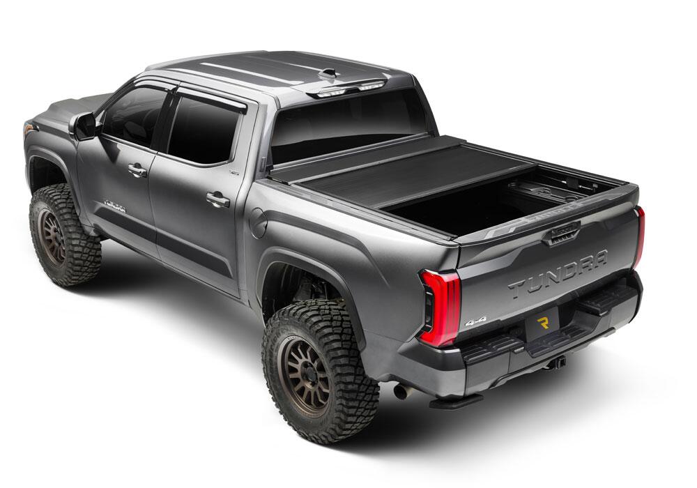 E-Series XT Locking Retractable Truck Bed Cover for 2022-2026 Toyota Tundra 5' 7 inch Bed without Trail Special Edition Storage Boxes Roll N Lock