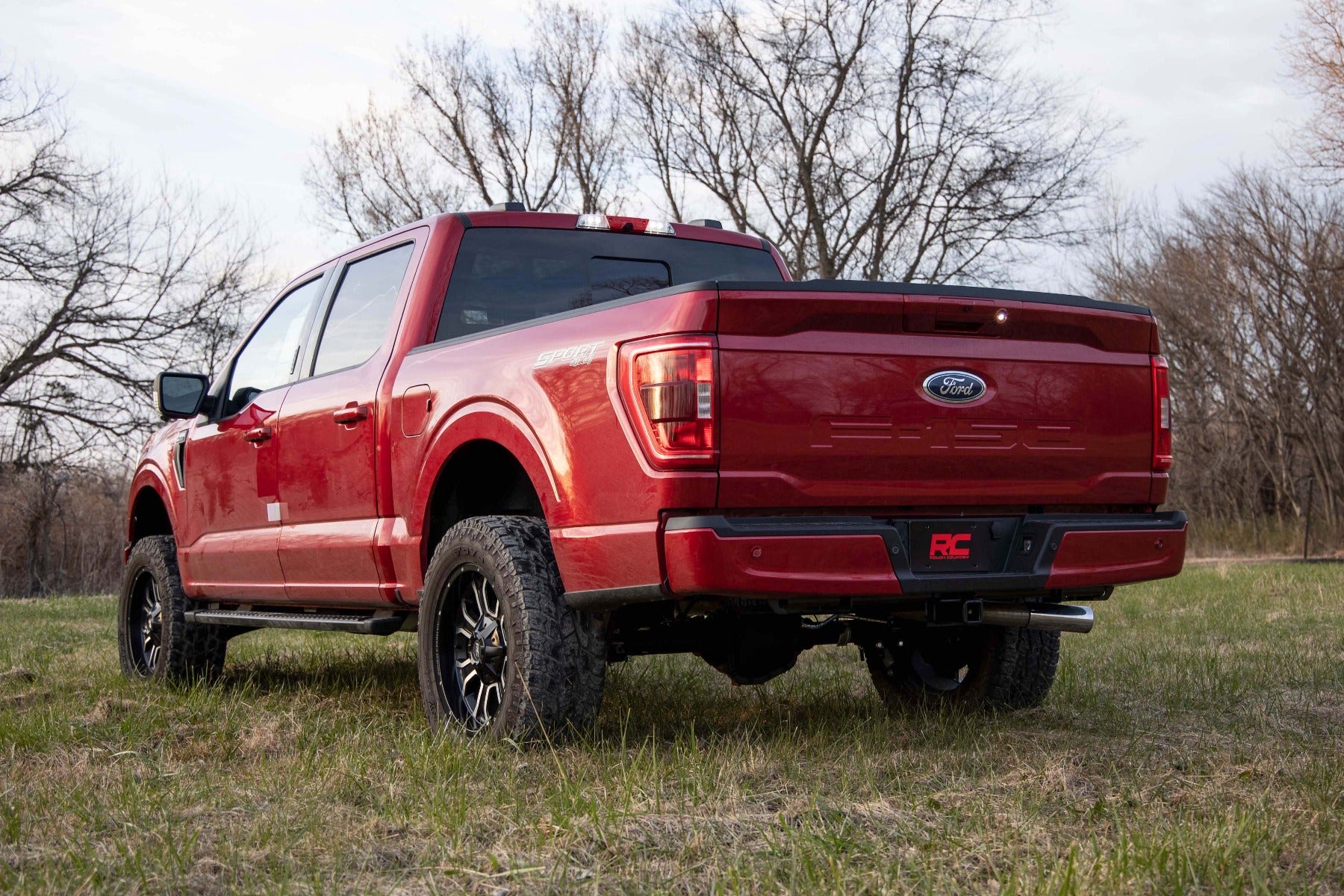 3 Inch Lift Kit Fabbed UCA Vertex 2021 Ford F-150 4WD Rough Country