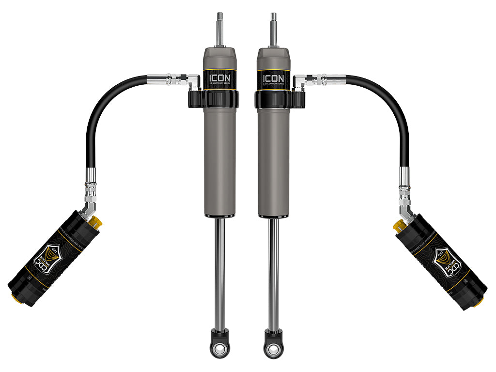 2024-2025 Toyota Tacoma 0-1 Inch Lift Rear V.S. 2.5 Aluminum Series Shock Absorbers Remote Reservoir W/ CDCV Pair Icon Vehicle Dynamics