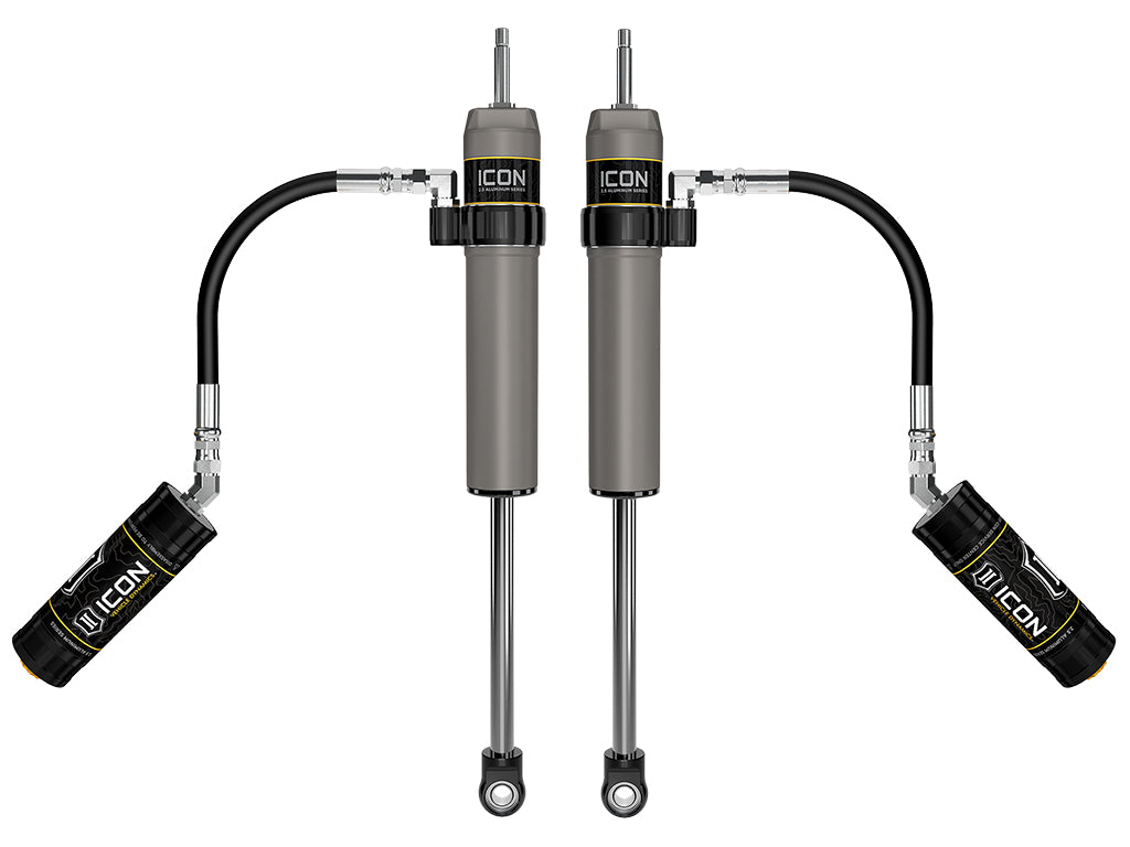 2024-2025 Toyota Tacoma 0-1 Inch Lift Rear V.S. 2.5 Aluminum Series Shock Absorbers Remote Reservoir Pair Icon Vehicle Dynamics