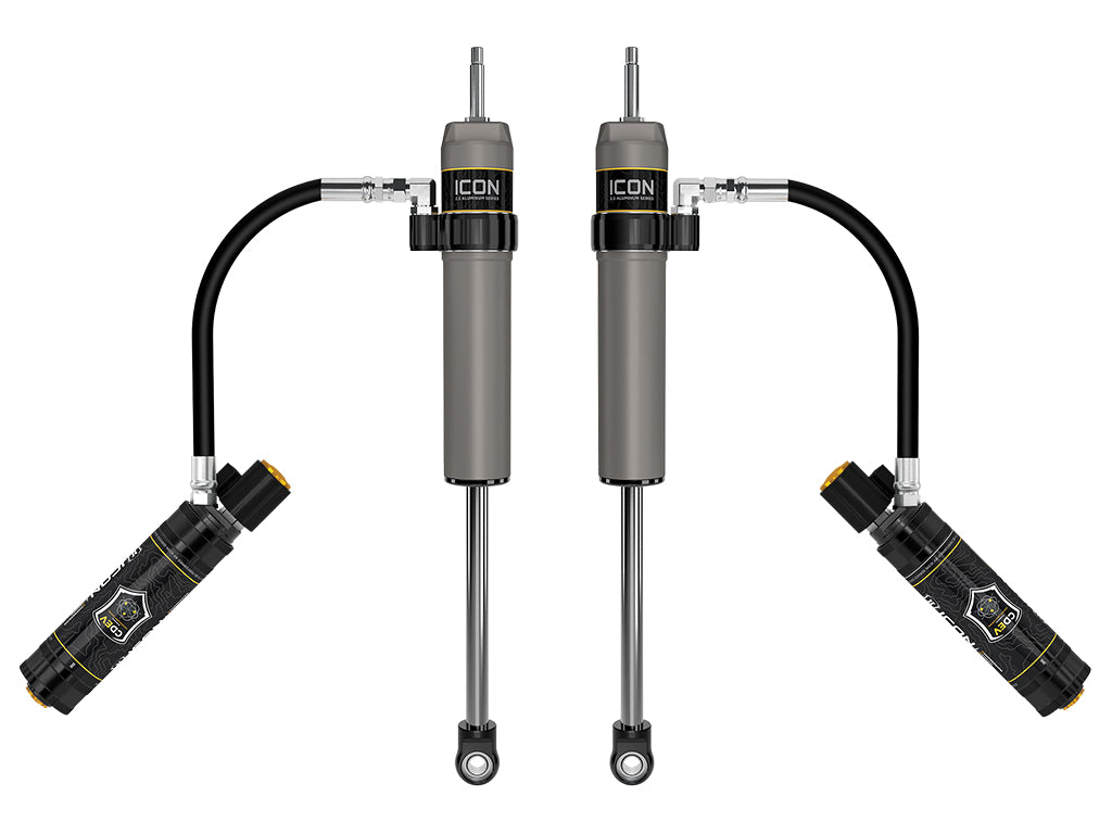 2024-2025 Toyota Land Cruiser 250 Series 2024-2025 Lexus GX550 0-3 Inch Lift Rear V.S. 2.5 Aluminum Series Shock Absorbers Remote Reservoir W CDEV Pair Icon Vehicle Dynamics