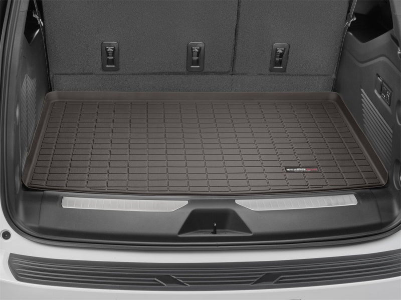 WeatherTech 2021+ Chevrolet Suburban Trunk Cargo Liner - Cocoa