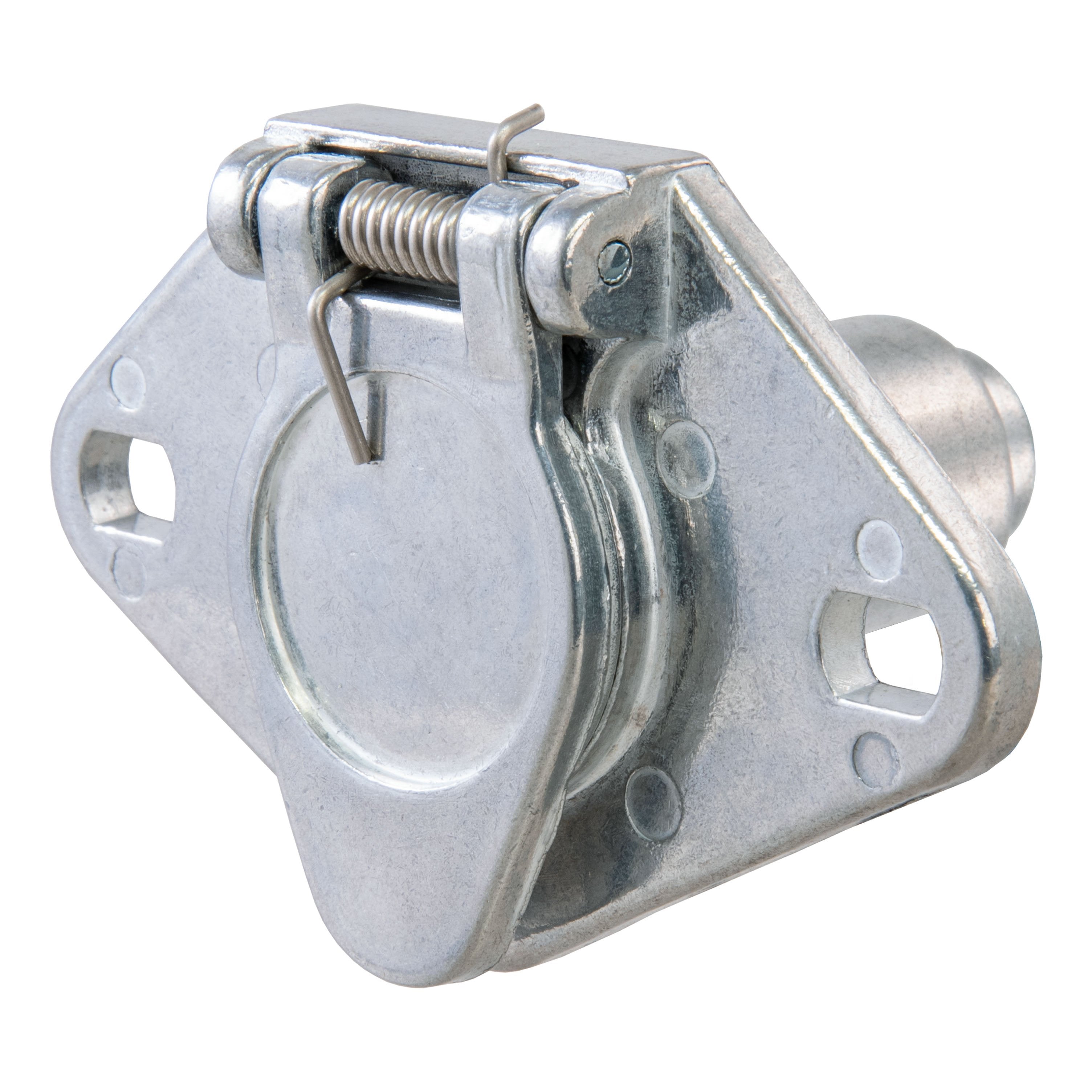 CURT Vehicle-Side 6-Pin Round Trailer Wiring Harness Socket Model 58091