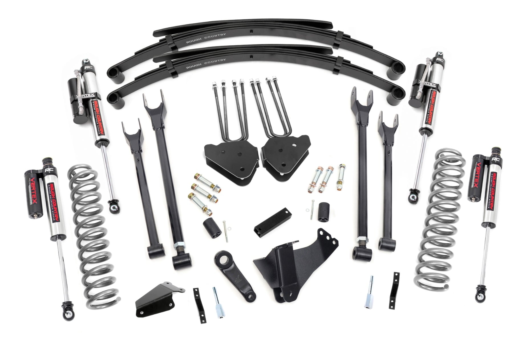 6 Inch Lift Kit Diesel 4 Link RR Spring Vertex Ford F-250/F-350 Super Duty (05-07) Rough Country