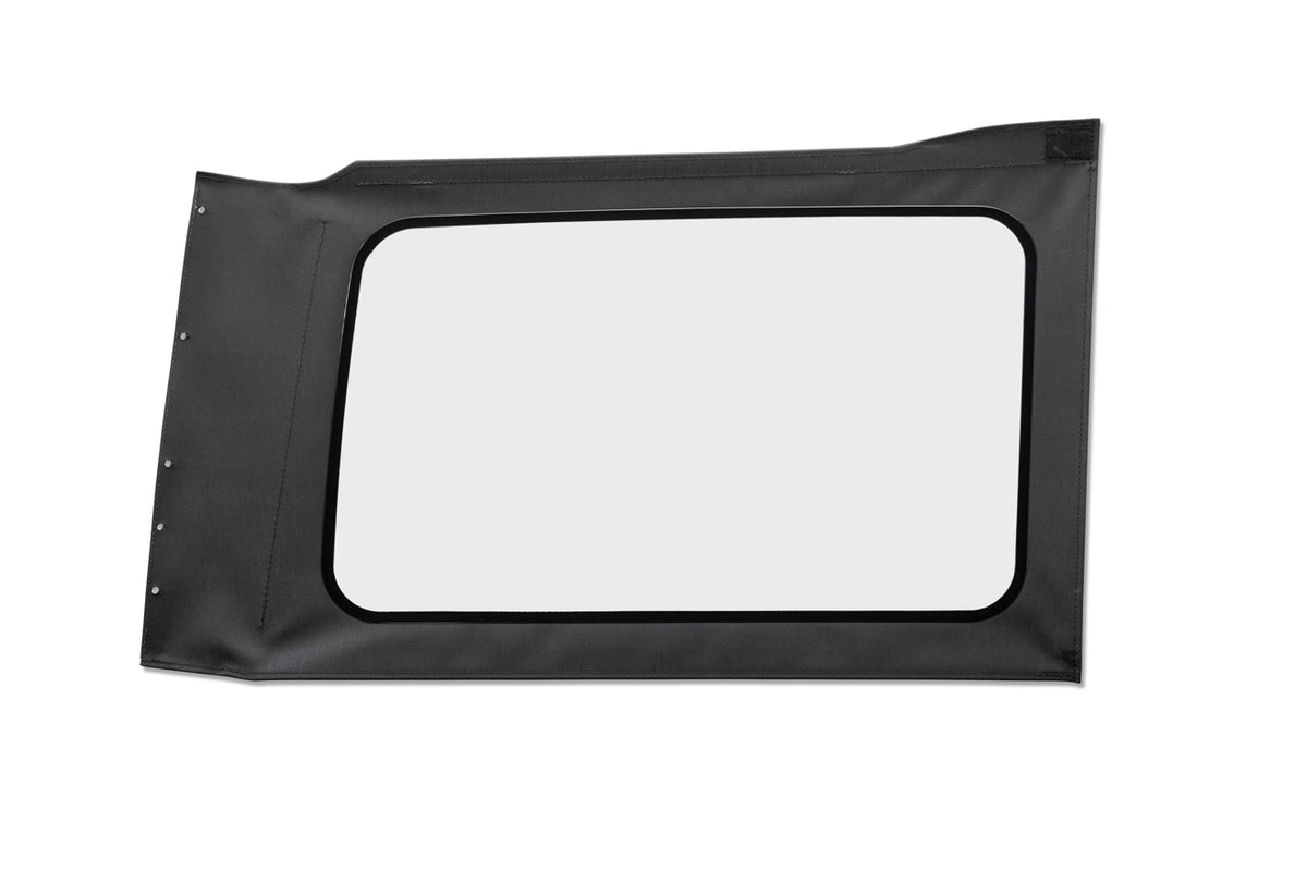 OE JL Replacement Windows Jeep 2018-26 Wrangler JL Quarter Right Hand 4-Door Black Vinyl Clear Bestop