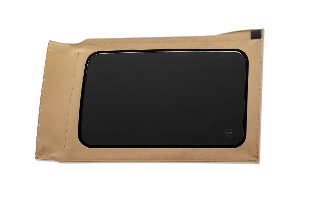 OE JL Replacement Windows Jeep 2018-26 Wrangler JL Quarter Right Hand 4-Door Tan Twill Tinted Bestop