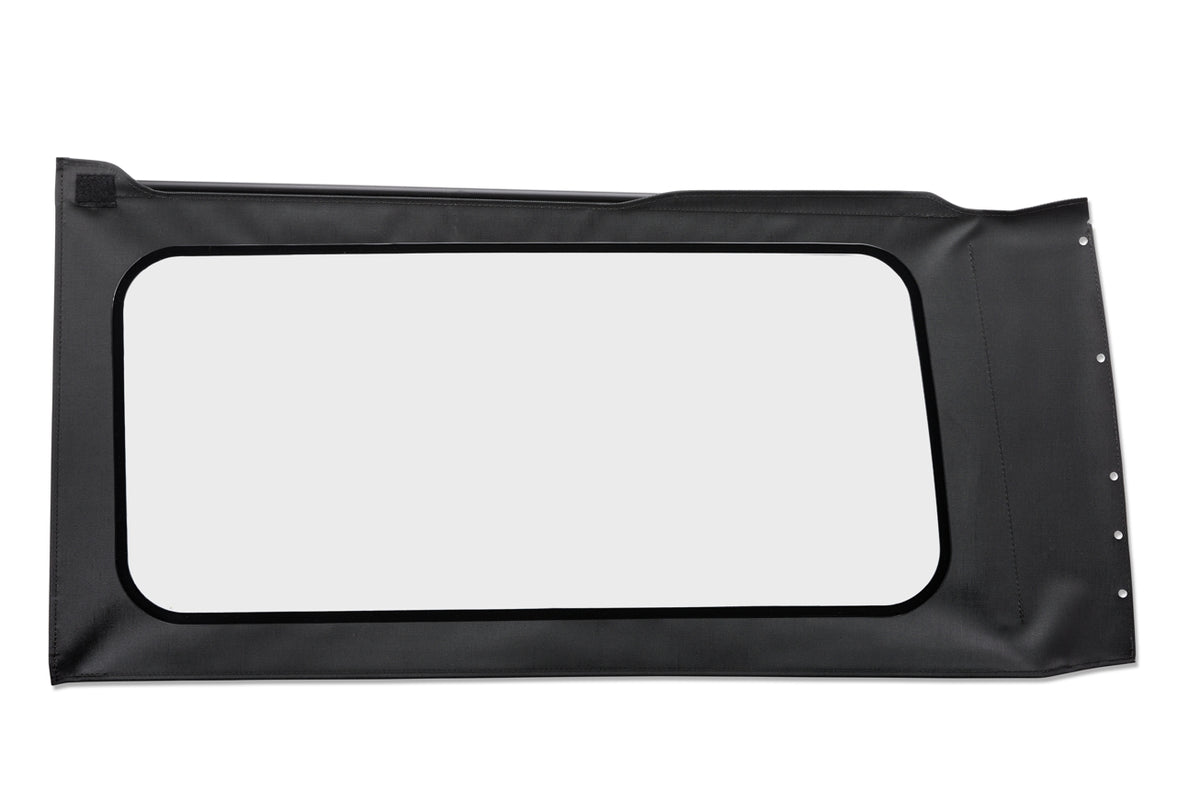 OE JL Replacement Windows Jeep 2018-26 Wrangler JL Quarter Left Hand 2-Door Black Vinyl Clear Bestop