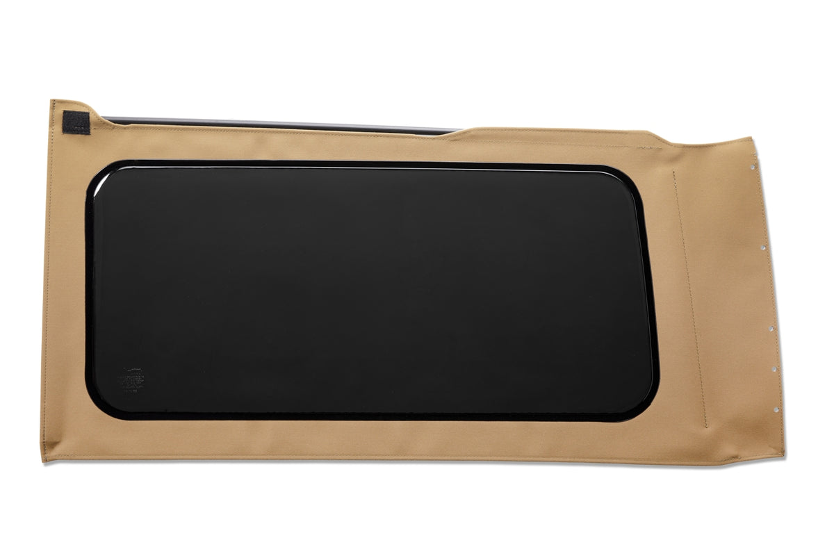 OE JL Replacement Windows Jeep 2018-26 Wrangler JL Quarter Left Hand 2-Door Tan Twill Tinted Bestop