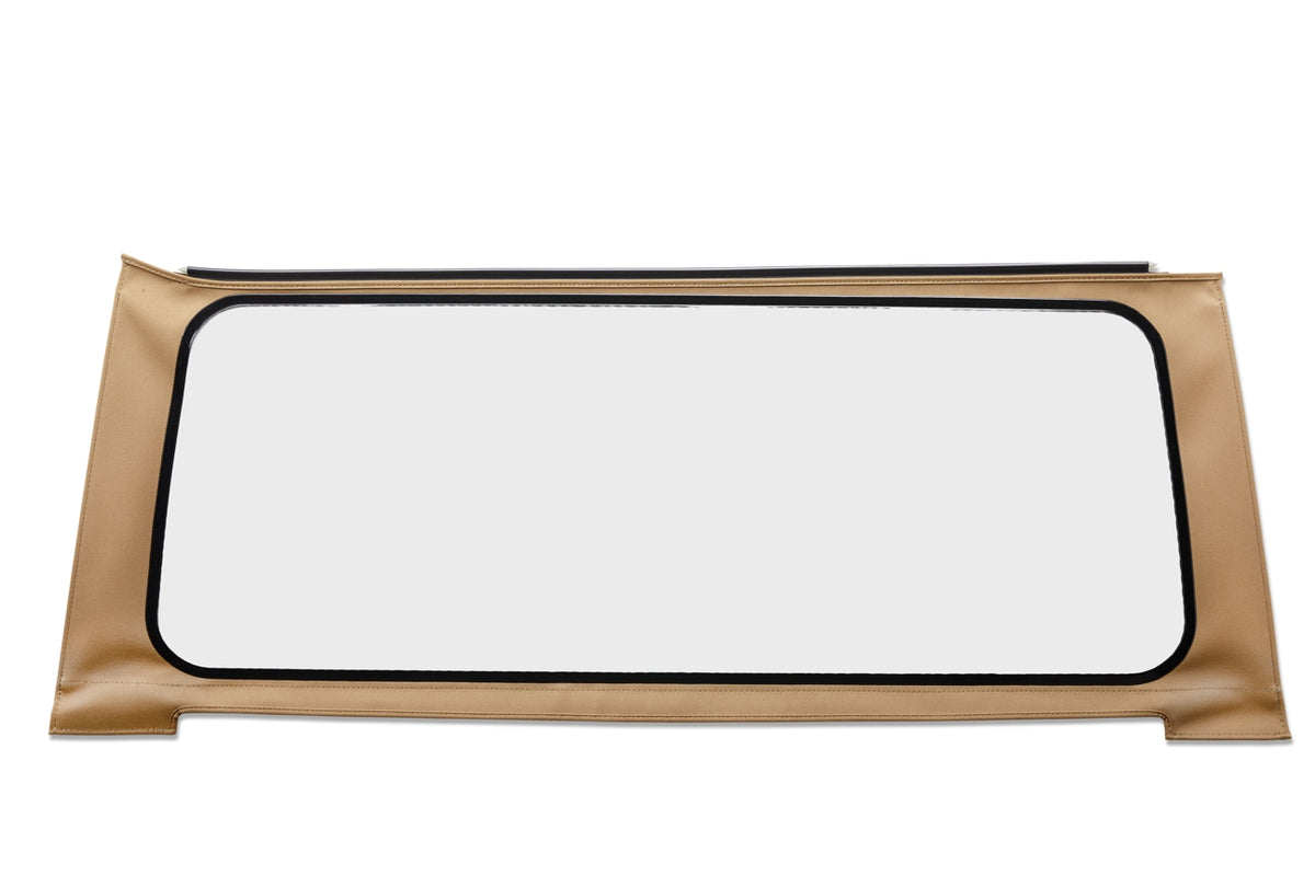 OE JL Replacement Windows Jeep 2018-26 Wrangler JL Rear 2-Door or 4-Door Tan Twill Clear Bestop