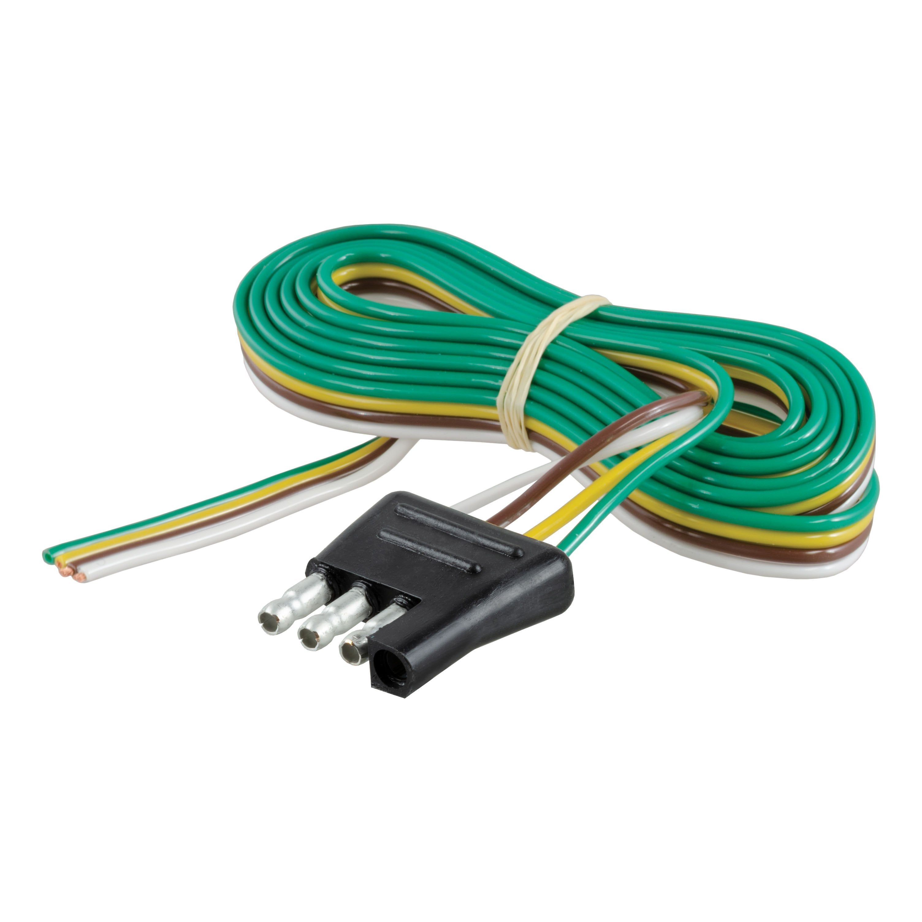 CURT Trailer-Side 4-Pin Flat Wiring Harness with 48-Inch Wires Model 58348