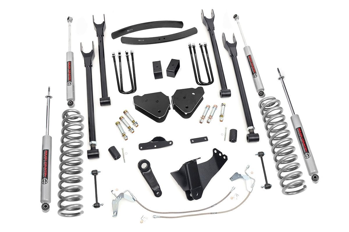 6 Inch Lift Kit Diesel 4 Link Ford F-250/F-350 Super Duty 4WD (08-10) Rough Country
