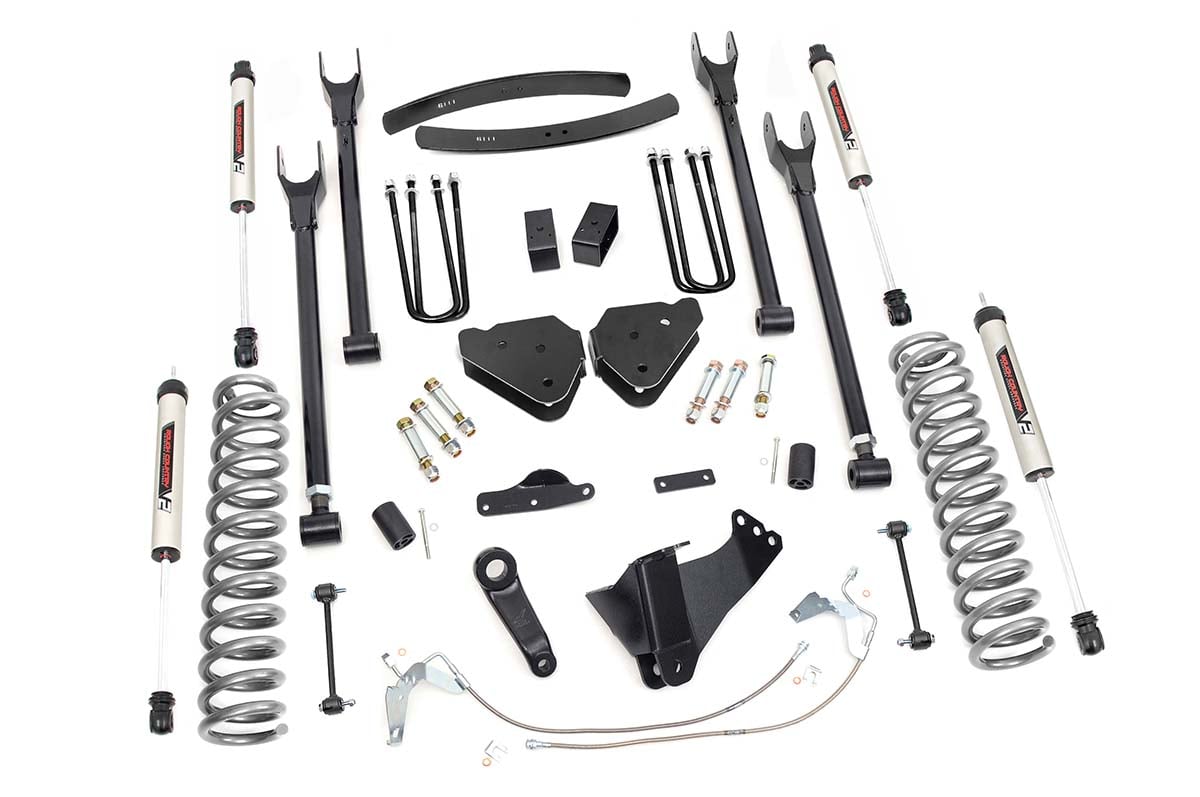 6 Inch Lift Kit Diesel 4 Link V2 Ford F-250/F-350 Super Duty (08-10) Rough Country