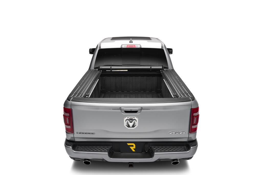 Lo Pro Tonneau Cover Black Black 2019-2026 (New Body Style) Ram 5 Foot 7 Inch Bed with RamBox with or without Multifunction Tailgate Truxedo