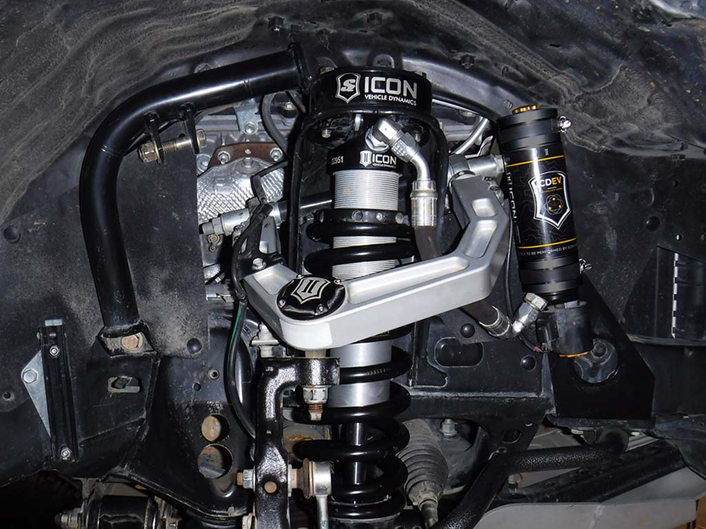 2005-2023 Toyota Tacoma 2.5 Vs Extended Travel Remote Reservoir W/ CDEV Coilover Kit 700 Lbs/In Coils Icon Vehicle Dynamics