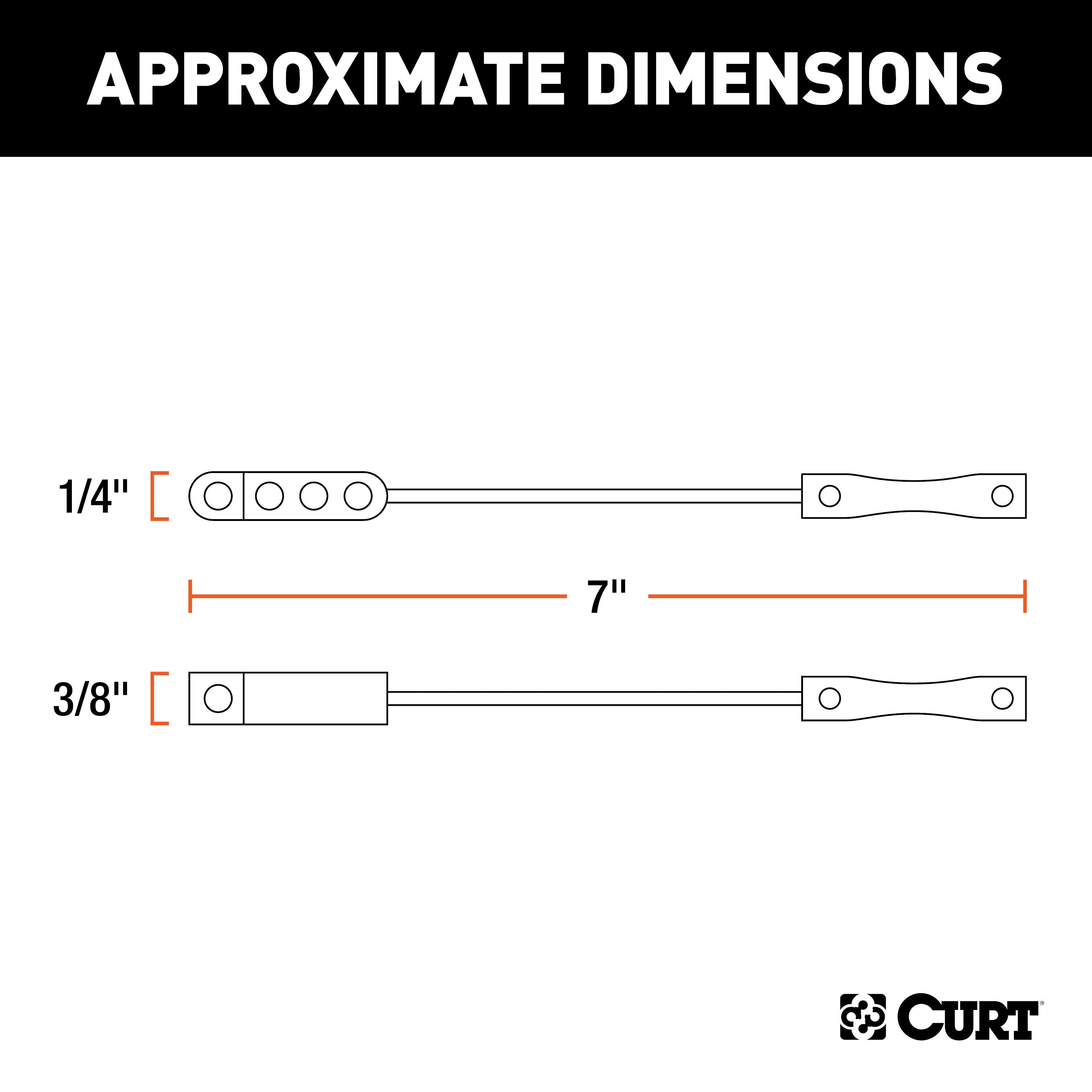 CURT Vehicle and Trailer-Side 4-Pin Flat Wiring Harness Dust Covers, 2-Pack Model 58761