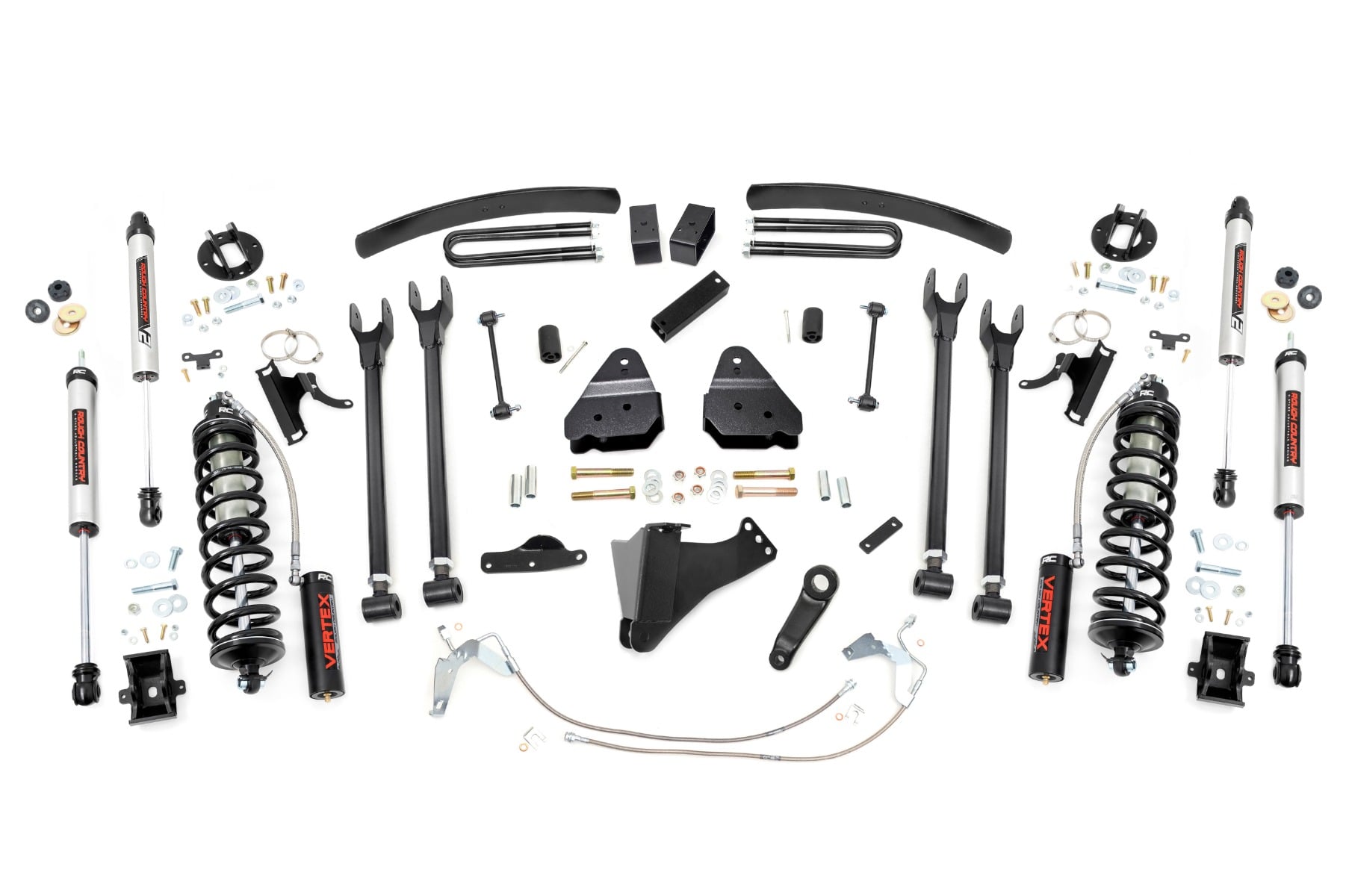6 Inch Lift Kit Gas 4 Link C/O V2 Ford F-250/F-350 Super Duty (08-10) Rough Country