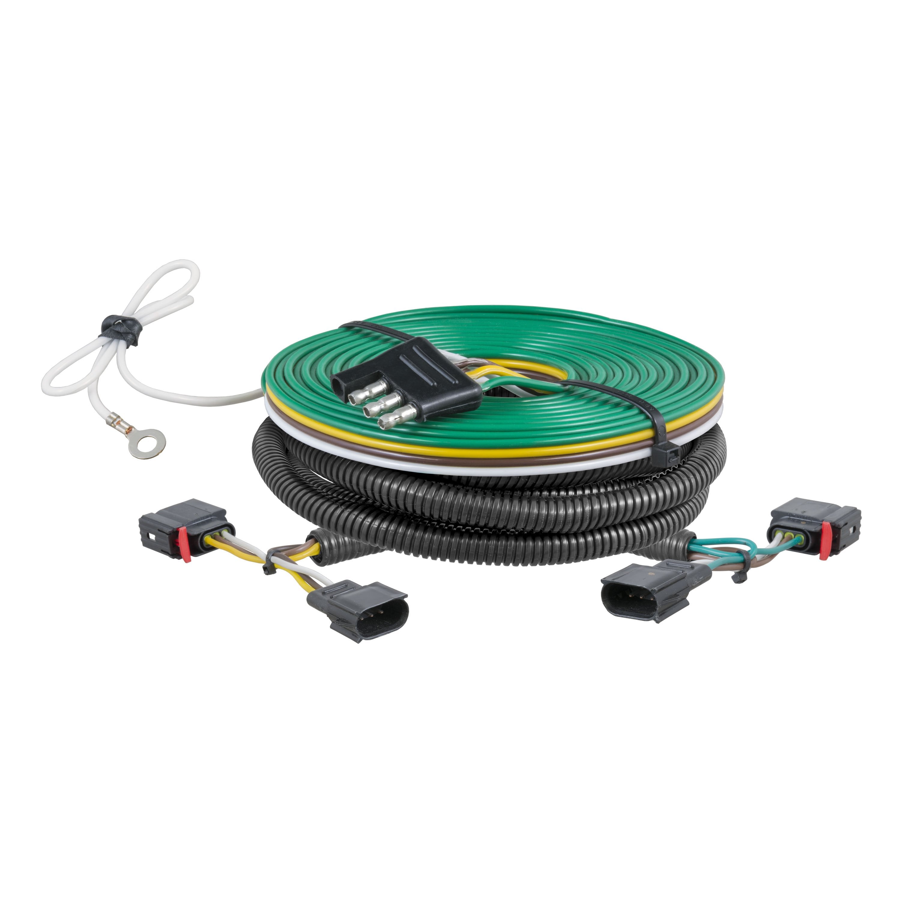 CURT Custom Towed-Vehicle RV Wiring Harness for Dinghy Towing, Fits Select Dodge, Ram 1500, 2500, 3500 Model 58916