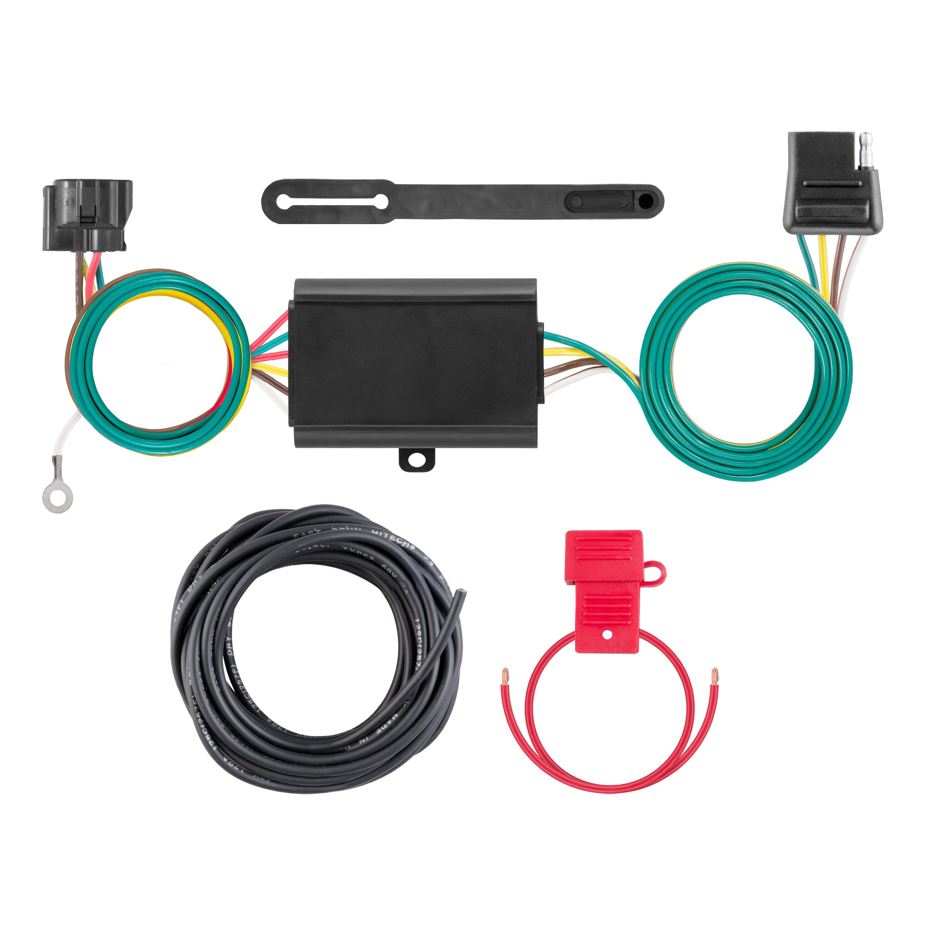 CURT Towed-Vehicle RV Wiring Harness Add-On, 4-Pin Trailer Wiring Model 58920