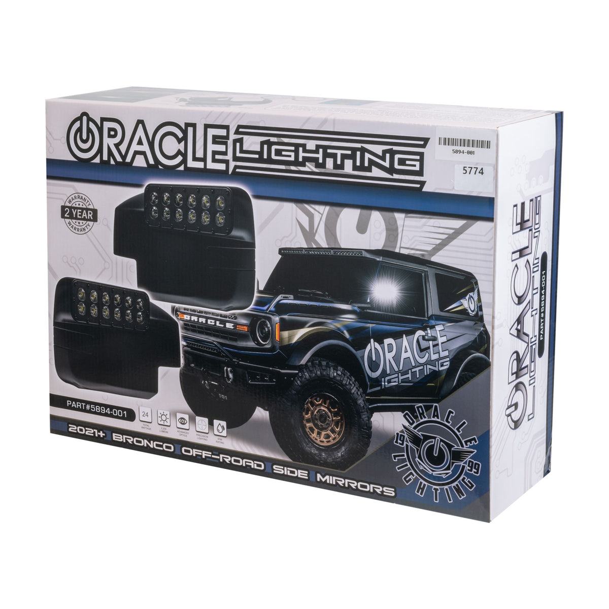 Ford Bronco LED Off-Road Side Mirror Ditch Lights - Yellow