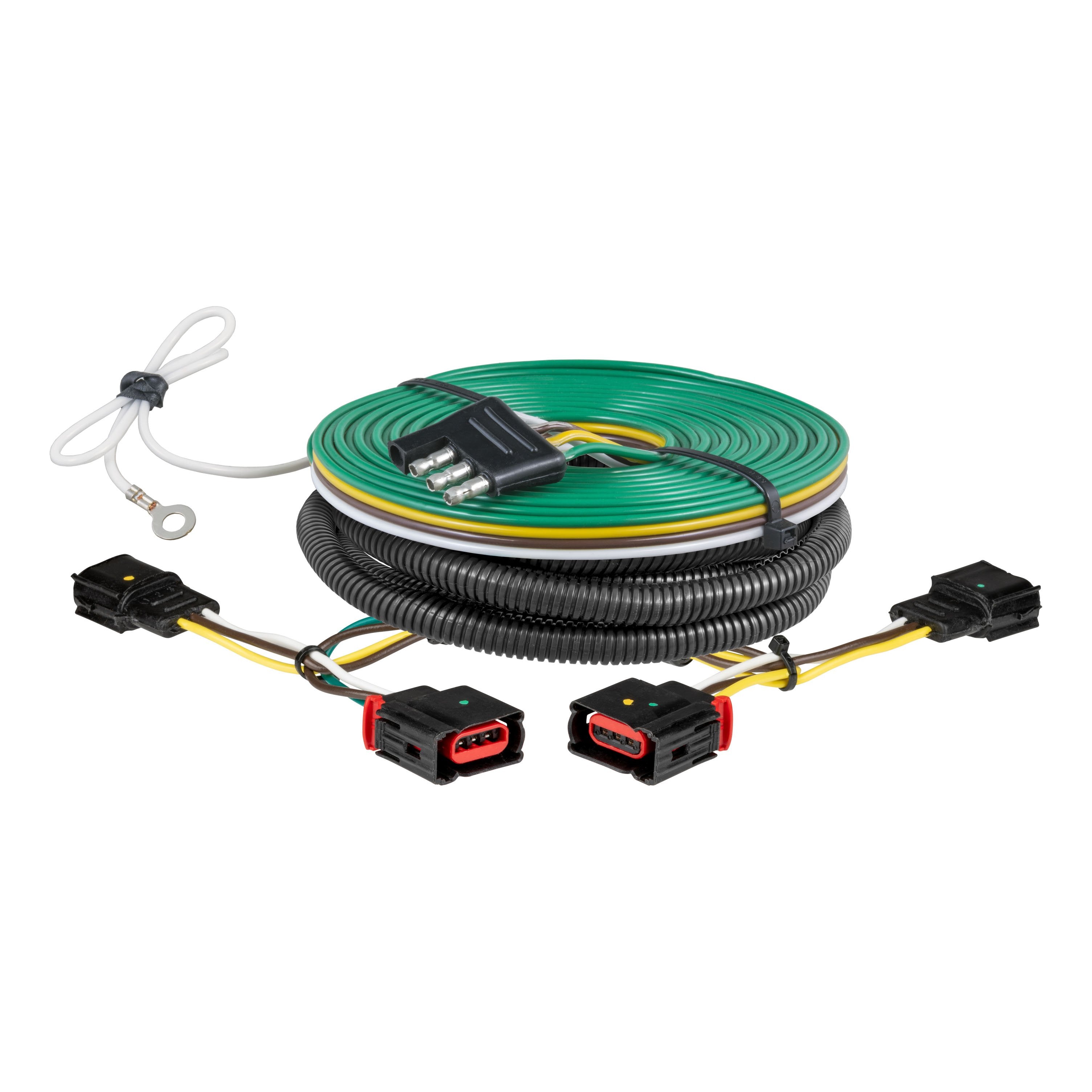 CURT Custom Towed-Vehicle RV Wiring Harness for Dinghy Towing, Fits Select Chevrolet Silverado, GMC Sierra 1500, 2500, 3500 HD Model 58984