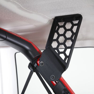 5910013T SRM Roll Bar Mounting Kit Jeep JLU Mount Textured Black 2018-2026 Jeep Wrangler Go Rhino