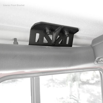 5910013T SRM Roll Bar Mounting Kit Jeep JLU Mount Textured Black 2018-2026 Jeep Wrangler Go Rhino