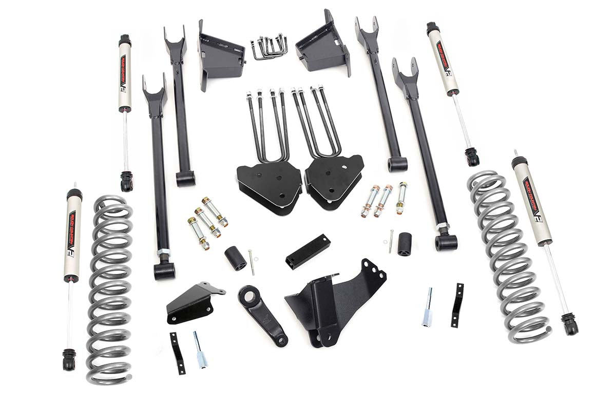 8 Inch Lift Kit 4 Link RR Blocks V2 Ford F-250/F-350 Super Duty (05-07) Rough Country