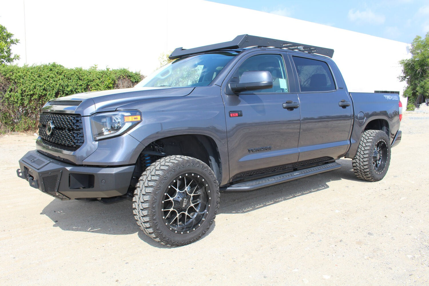 Ceros Low Profile Roof Rack Textured Black 2016-2021 Toyota Tundra Go Rhino