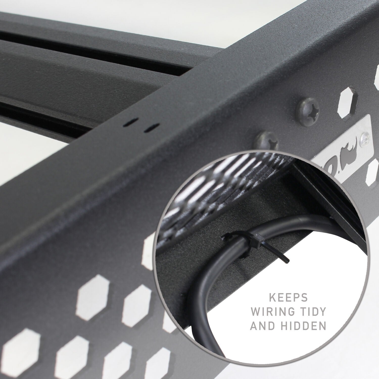 Ceros Low Profile Roof Rack Textured Black 2016-2021 Toyota Tundra Go Rhino