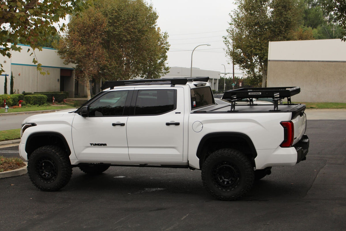 Ceros Low Profile Roof Rack Textured Black 2022-2026 Toyota Tundra Go Rhino
