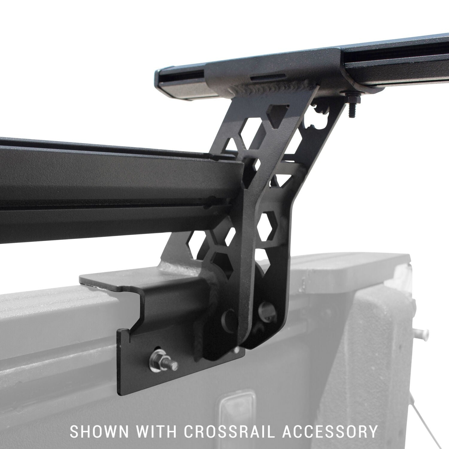 XRS Cross Bars Truck Bed Rail Kit for Full Sized Trucks without Tonneau Covers Textured Black 2007-2026 Toyota Tundra 2015-2026 Silverado/Sierra 2500 HD Go Rhino