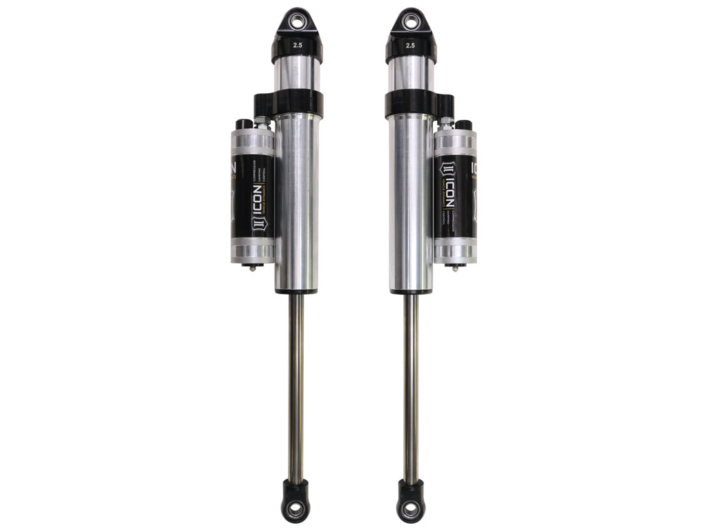 2003-2024 Toyota 4Runner 2005-2023 Toyota Tacoma 2007-2014 Toyota FJ Cruiser Front 2.5 Vs Long Travel Piggyback Reservoir W/CDCV Secondary Shocks Pair Icon Vehicle Dynamics