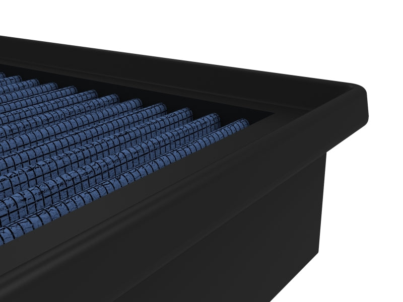 afe Magnum FLOW OE Replacement Air Filter for Nissan Rogue 22-25 L3-1.5L, featuring a blue filter media design.
