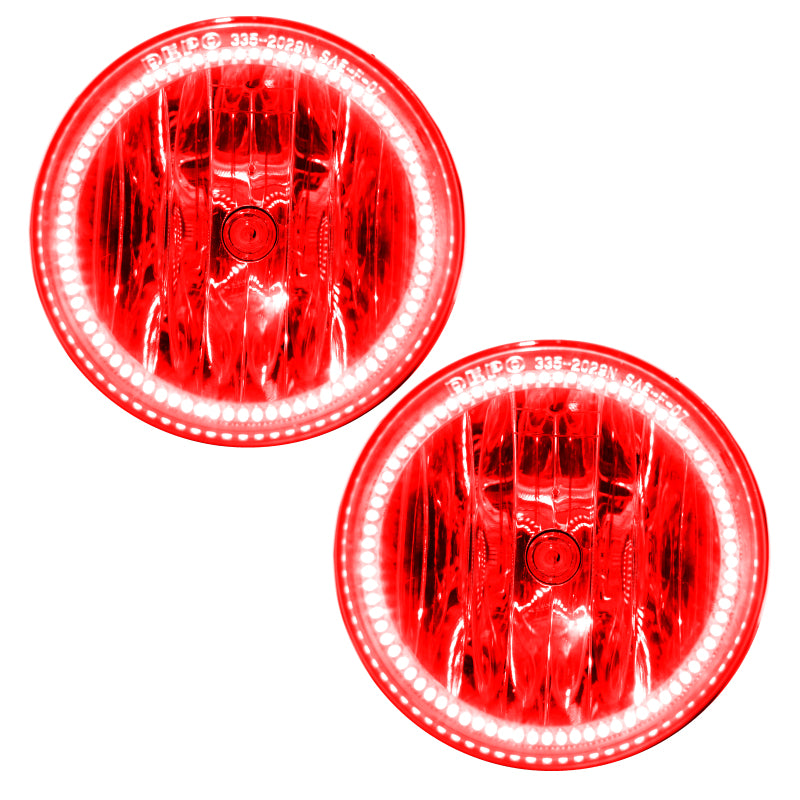 Oracle 07-14 Chevrolet Tahoe LED Fog Halo Kit - Red