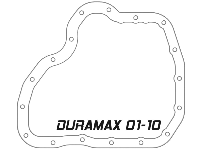 aFe POWER engine oil pan gasket for GM diesel trucks 2001-2010 V8 6.6L models LB7, LLY, LBZ, and LMM. Durable and reliable.