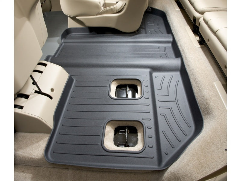 WeatherTech 07-13 Cadillac Escalade ESV Rear FloorLiner - Black