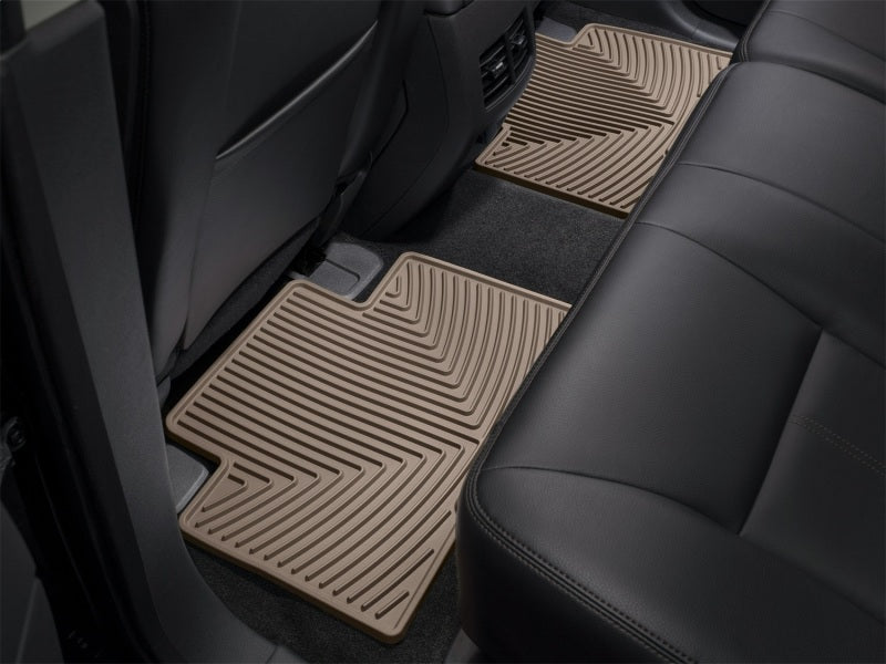WeatherTech 05-13 Toyota Tacoma Crew Cab Rear Rubber Mats - Tan