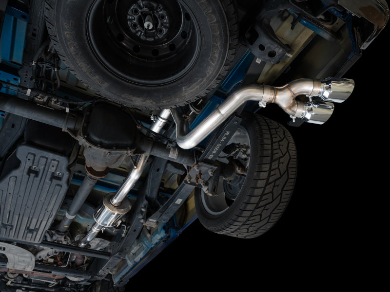 AWE Tuning 21-25 Ford F150 (14th Gen Reg Cab) Cat-Back Exhaust - 4.5in Dual Side Exit Chrome Tips