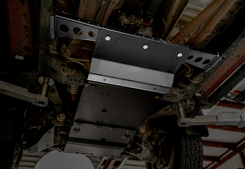Cali Raised 16-23 Toyota Tacoma Transfer Case Skid Plate /Yes Manual Transmission/Steel/PowderCoated