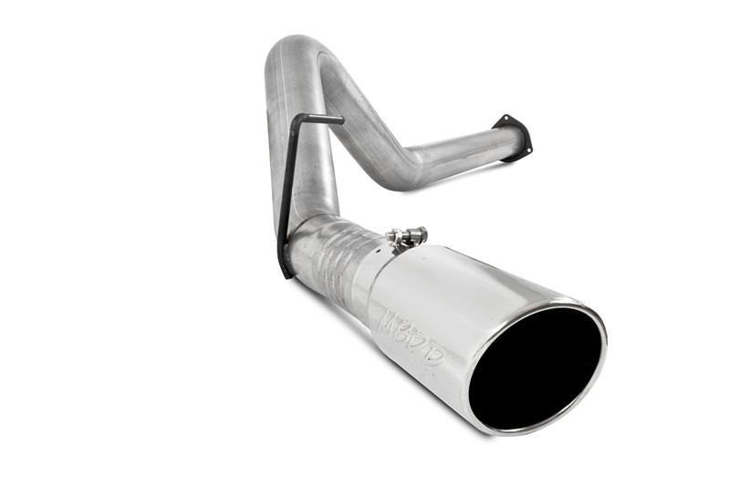 MBRP 11-14 Ford 6.7L F-250/350/450 4in Filter Back Single Side Exit Alum and Down Pipe Exhaust